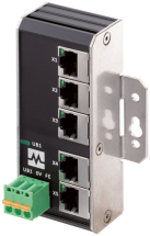 Xenterra 5TX unmanaged Switch 5 Port 1000Mbit wall mounting 